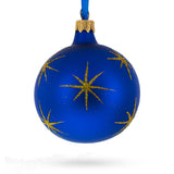 St. Nicholas with the Bible Ukrainian Glass Ball Christmas Ornament 3.25 Inches