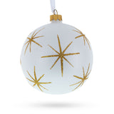 Statue of Liberty at Night, New York Glass Ball Christmas Ornament 4 Inches