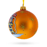 Little Fireman Glass Ball Christmas Ornament 3.25 Inches