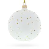 Delicate Fairy on Sparkling Glass Ball Christmas Ornament 4 Inches