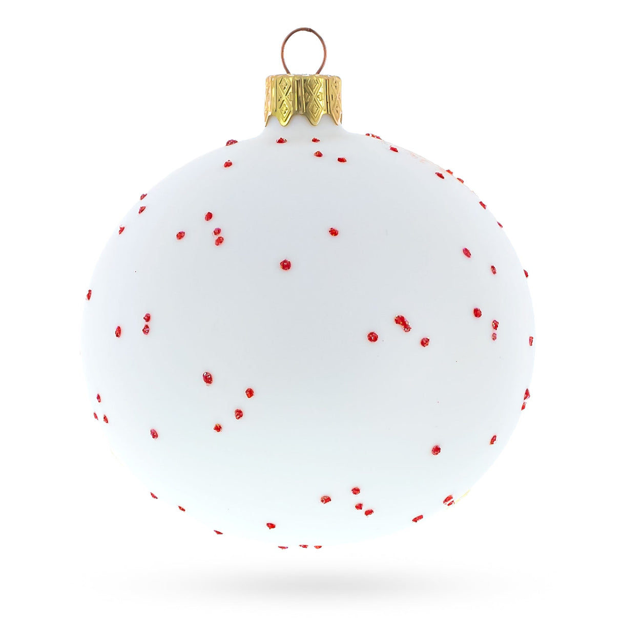 Proposal 'Will You Marry Me?' Glass Ball Christmas Ornament 4 Inches