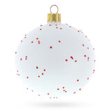 Proposal 'Will You Marry Me?' Glass Ball Christmas Ornament 4 Inches