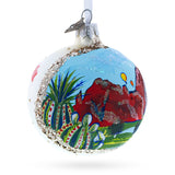 Desert Botanical Garden Phoenix, Arizona Glass Ball Christmas Ornament 3.25 Inches