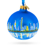San Diego, California Glass Ball Christmas Ornament 3.25 Inches