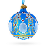 1908 Regal Alexander Palace Royal Glass Ball Christmas Ornament 3.25 Inches