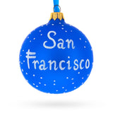 San Francisco, California Glass Ball Christmas Ornament 3.25 Inches