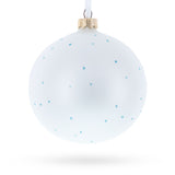 Majestic Deer in Winter Forest Glass Ball Christmas Ornament 4 Inches