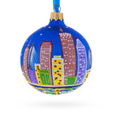Boston, Massachusetts Glass Ball Christmas Ornament 3.25 Inches
