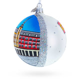 Plaza Mayor, Madrid, Spain Glass Ball Christmas Ornament 4 Inches