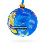 Tower Bridge, London, United Kingdom Glass Ornament 4 Inches