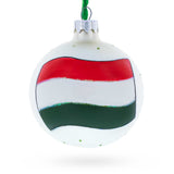 Flag of Hungary Glass Ball Christmas Ornament 3.25 Inches