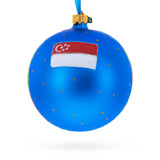 Botanic Gardens, Singapore Glass Ball Christmas Ornament 4 Inches