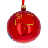The Bund (Wai Tan), Shanghai, China Glass Ball Christmas Ornament 4 Inches