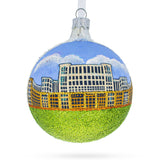 Palace of Parliament, Bucharest, Romania Glass Ball Ornament 3.25 Inches