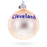 Rock & Roll Hall of Fame, Cleveland, Ohio Glass Ball Christmas Ornament 3.25 Inches