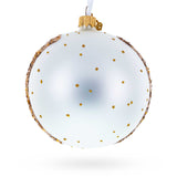 Village Road Painting Glass Ball Christmas Ornament 4 Inches