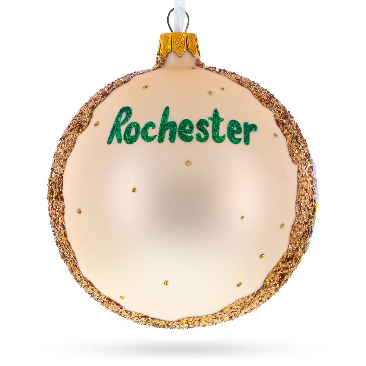 The Strong National Museum of Play, Rochester, New York Glass Ball Christmas Ornament 4 Inches