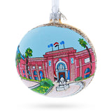 The Museum of Egyptian Antiquities, Cairo, Egypt Glass Christmas Ornament