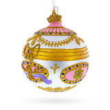 1903 Bonbonniere Royal Glass Ball Christmas Ornament 3.25 Inches