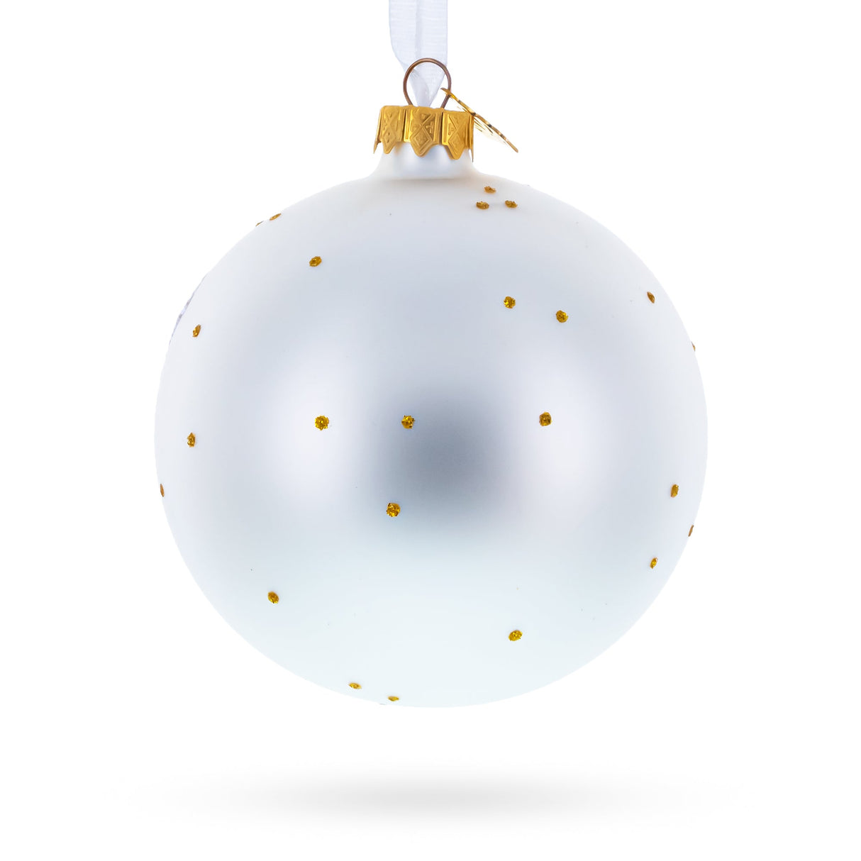 Belgium Landmarks and Symbols Glass Ball Christmas Ornament 4 Inches