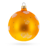 Merry Christmas from Two Bears in Love Glass Ball Christmas Ornament 3.25 Inches