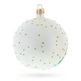 Yellow Labrador Retriever in Glass Ball Christmas Ornament 4 Inches