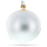 A Winter Romance 'Our First Christmas' Glass Ball Ornament 3.25 Inches