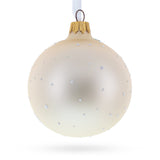 Cheerful Rottweiler  Glass Ball Christmas Ornament 3.25 Inches