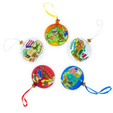 Plaza Mayor, Madrid, Spain Glass Ball Christmas Ornament 4 Inches