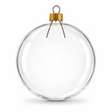 Set of 6 Clear Glass Ball Christmas Ornaments DIY Craft 3.25 Inches