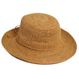 Sombrero de Sol de Paja de Ganchillo Scala Beaufort