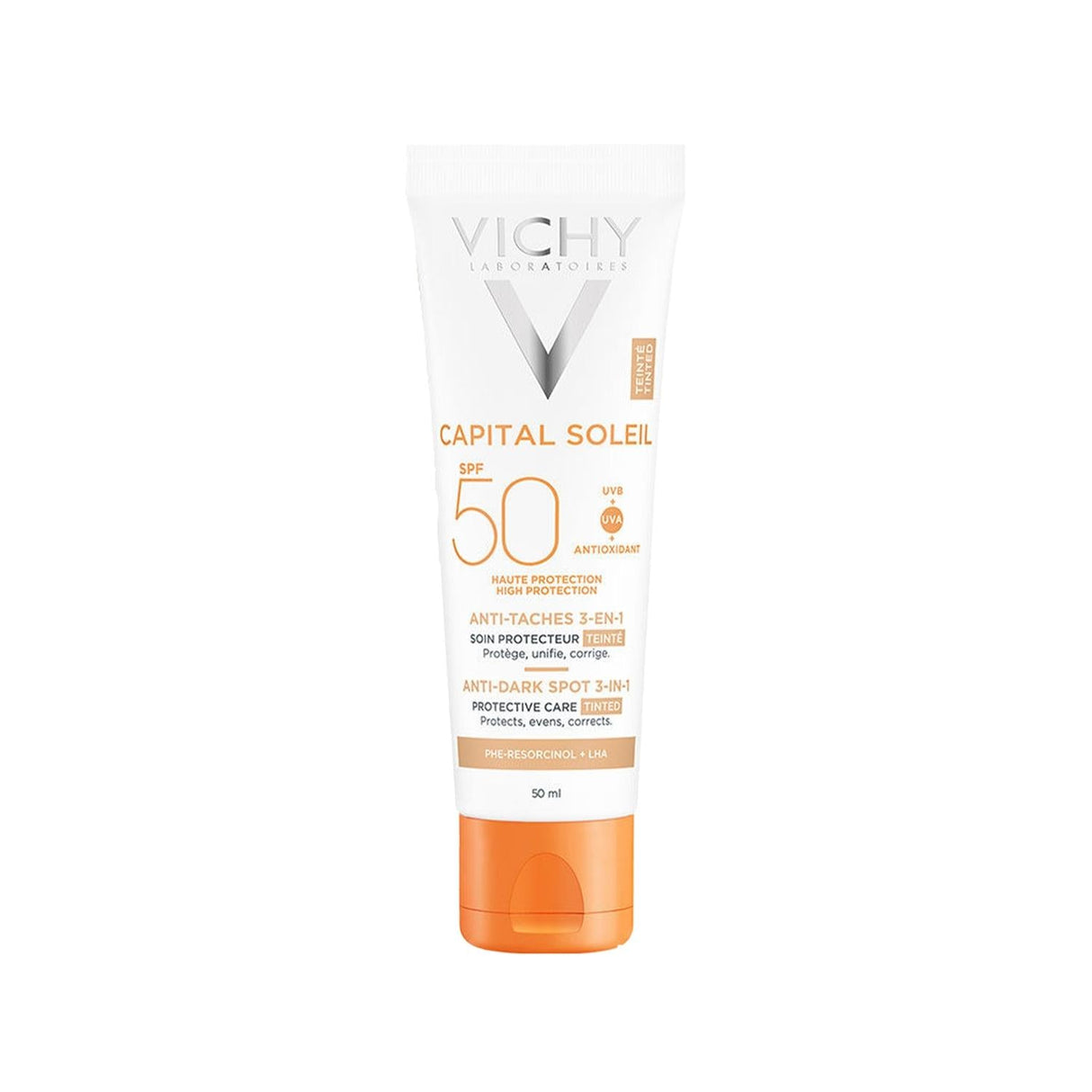 Vichy Capital Soleil Anti Dark Spots SPF 50 Sunscreen - Colored, 1.69 fl oz