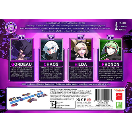 Exceed: Under Night In-Birth - Gordeau Box