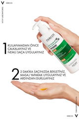 Vichy Dercos 2-in-1 Anti-Dandruff & Moisturizing Shampoo - 13.19 fl oz - Scalp Care Solution