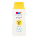 Hipp Babysanft Baby Sunscreen Lotion SPF 30 - Fragrance-Free, Hypoallergenic & Waterproof Protection for Sensitive Skin