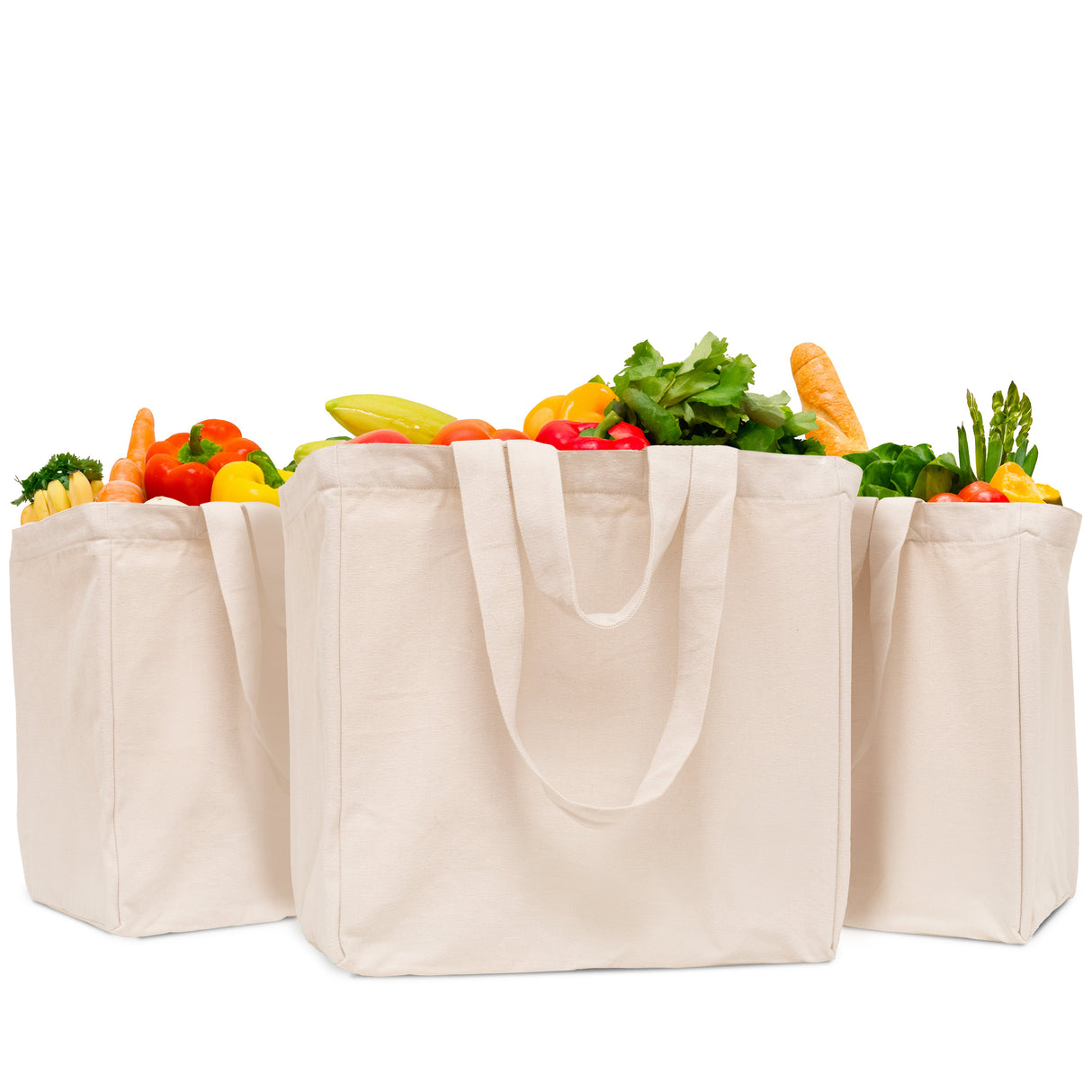 Bolso tote gigante de lona
