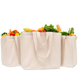 Bolso tote gigante de lona