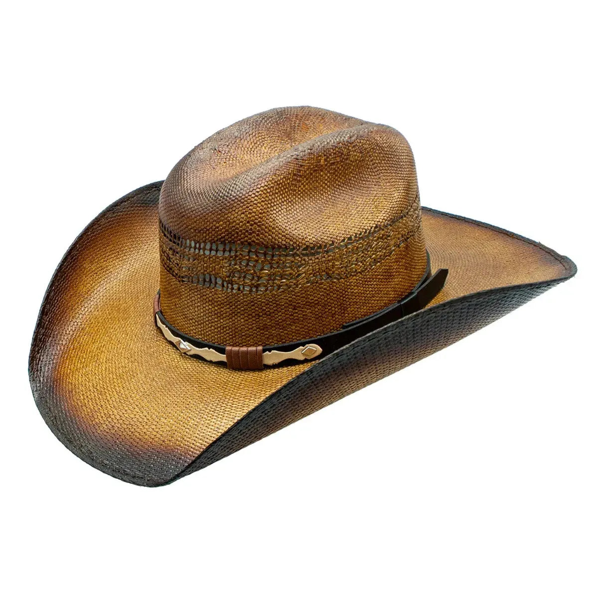 Peter Grimm Larry - Sombrero de vaquero de paja Bangora