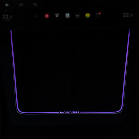 Laser-Carved Ambient Light for Model Y Juniper Wireless Charging Port | TESERY