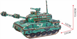 Tank Model Kit - Wooden Laser-Cut 3D Puzzle (137 Pcs)
