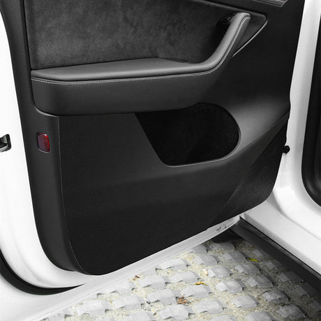 Leather Door Protector Anti-Kick  Mat for Tesla Model Y 2020-2025.03