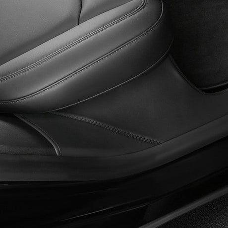 Leather Rear Door Sill Protector for Tesla Model Y 2020-2025.03