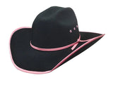 Sombrero de vaquero de fieltro de lana para niños Bullhide Leave Your Mark