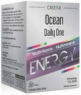 Orzax Ocean Daily One Energy: with Multivitamin & Mineral, Gluten-Free, Natural Energy - 30 Tablets