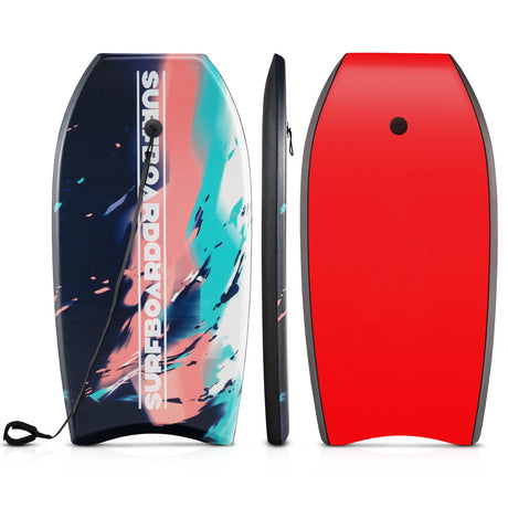 Tabla de bodyboard/boogie board ligera de 33/37/41 pulgadas con núcleo de EPS, cubierta de XPE, parte inferior de HDPE, multicolor2