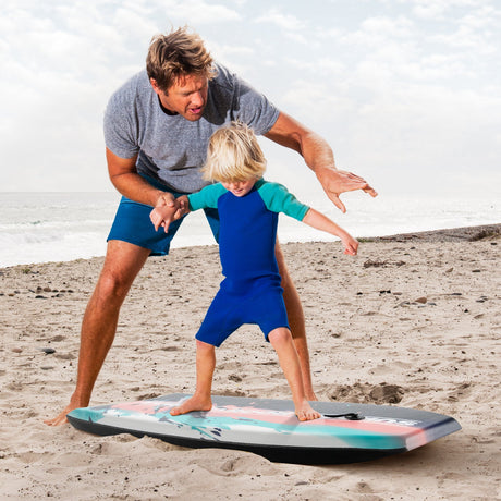 Tabla de bodyboard/boogie board ligera de 33/37/41 pulgadas con núcleo de EPS, cubierta de XPE, parte inferior de HDPE, multicolor2