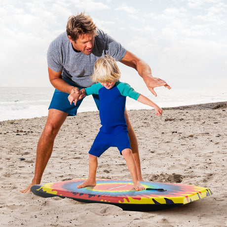 Tabla de bodyboard/boogie board ligera de 33/37/41 pulgadas con núcleo de EPS, cubierta de XPE, parte inferior de HDPE multicolor