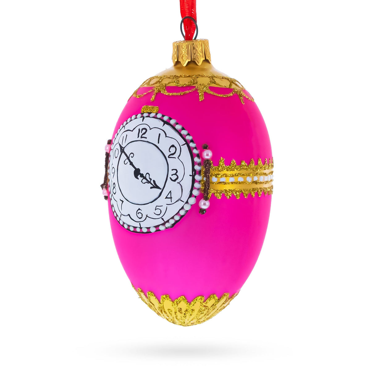 1902 Rothschild Royal Egg Glass Ornament 4 Inches