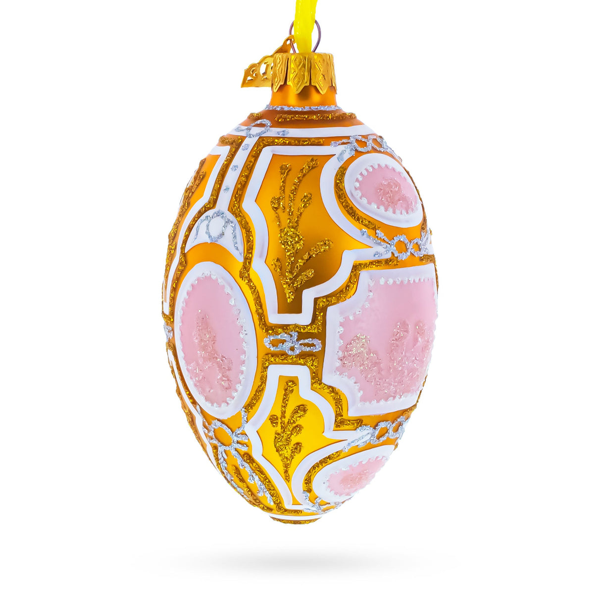 1914 Catherine the Great Royal Glass Egg Ornament 4 Inches