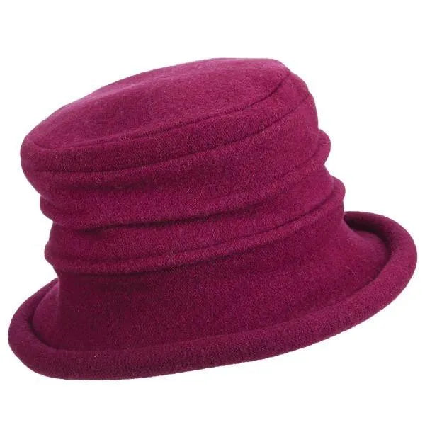 Scala Wilma - Sombrero cloché de fieltro de lana para mujer
